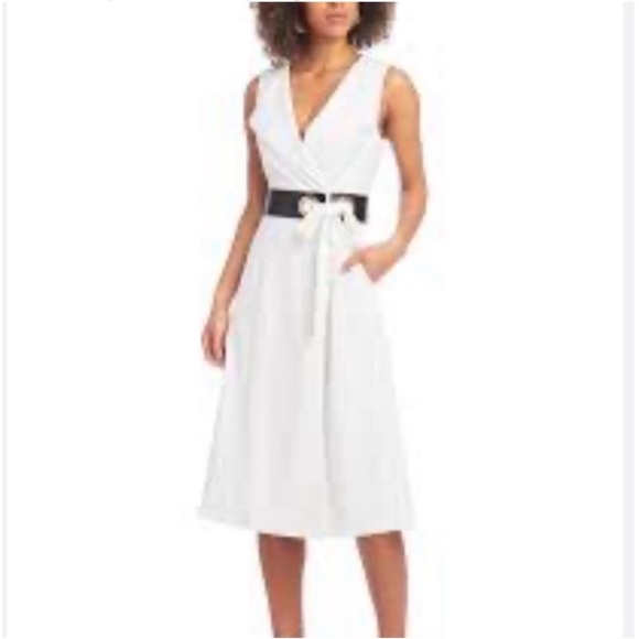 Christian Siriano Dresses & Skirts - (SP) Christian Siriano White A-Line Midi Dress